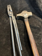 Beginners  Blacksmith Tools Package - Hammer, Tongs, Punch