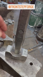 Hammer eye forging bolster