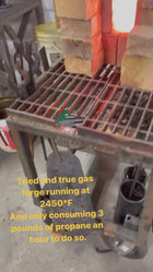 Tried and True Forge. Blacksmith Gas Forge