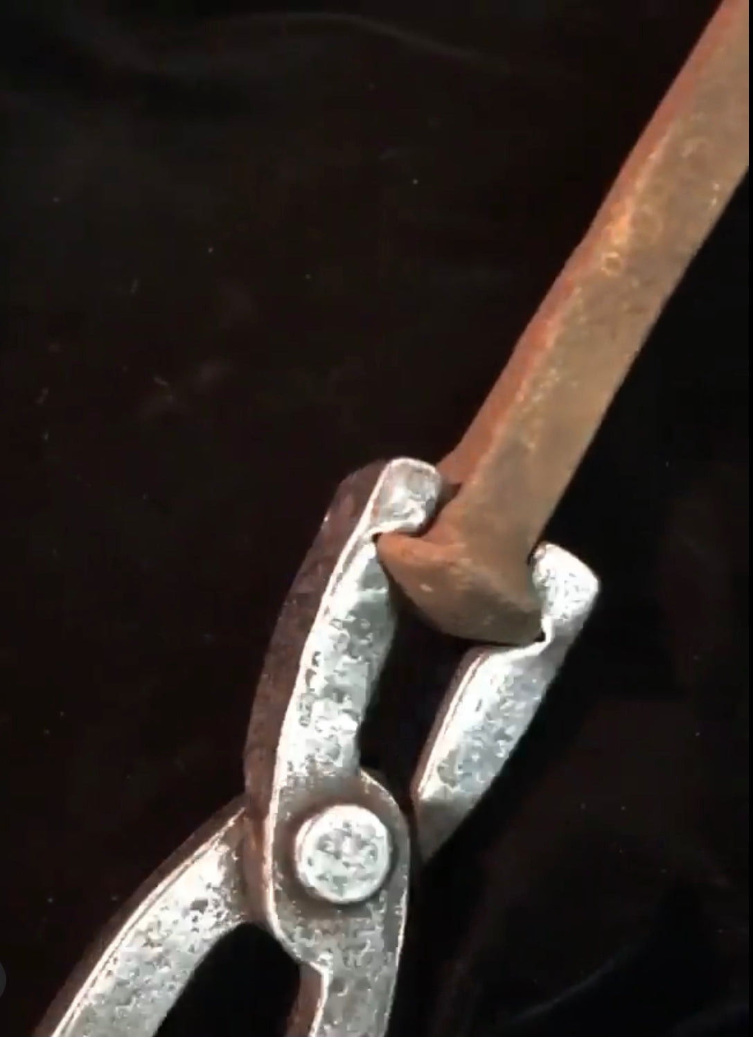 Railway spike head tongs - Heritage grade rail,rail,road,