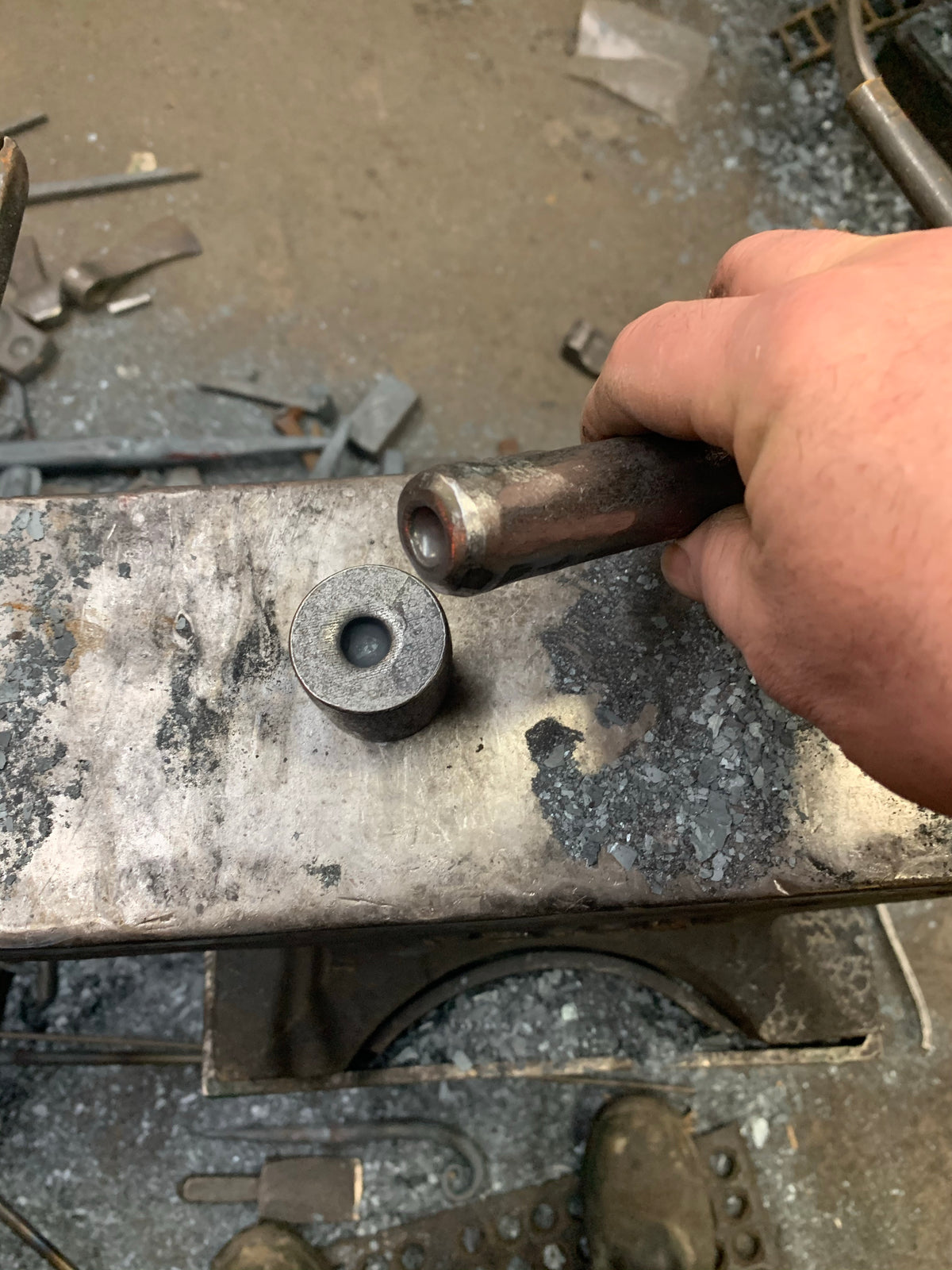 Rivet bucking/heading set. Also know as rivet “snaps”