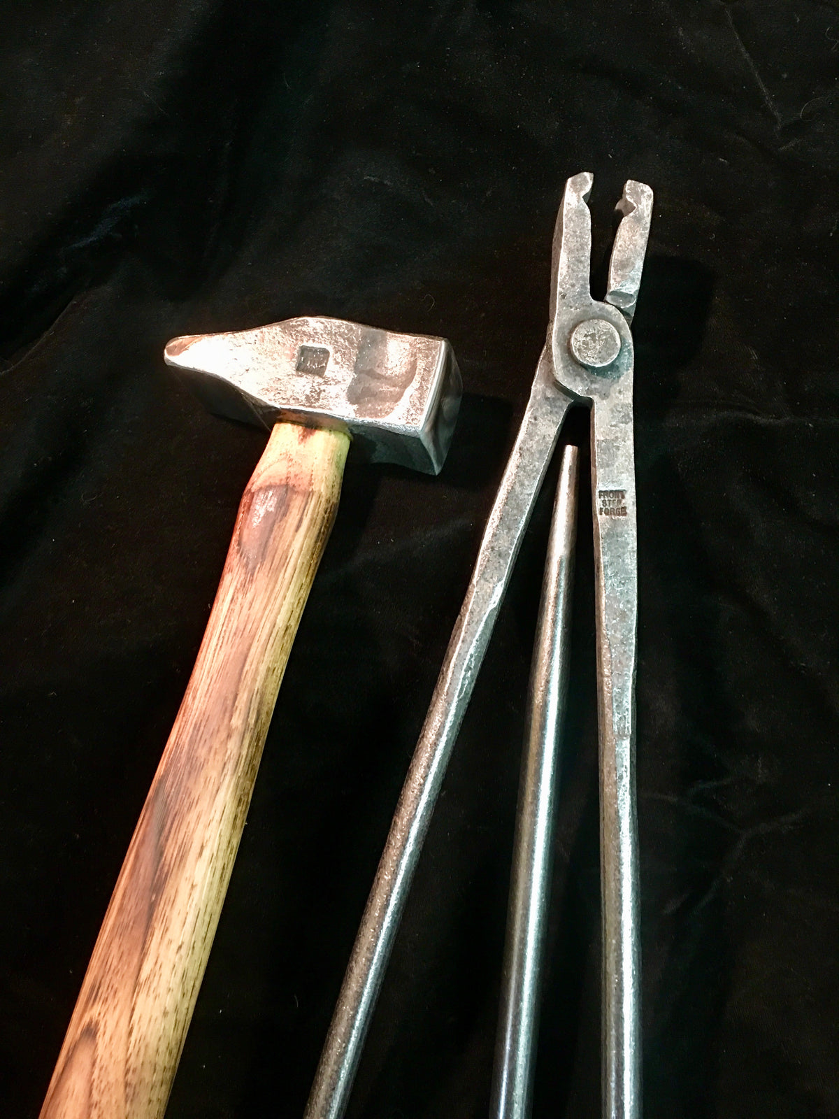Beginners Blacksmith Tools Package - Hammer, Tongs, Punch