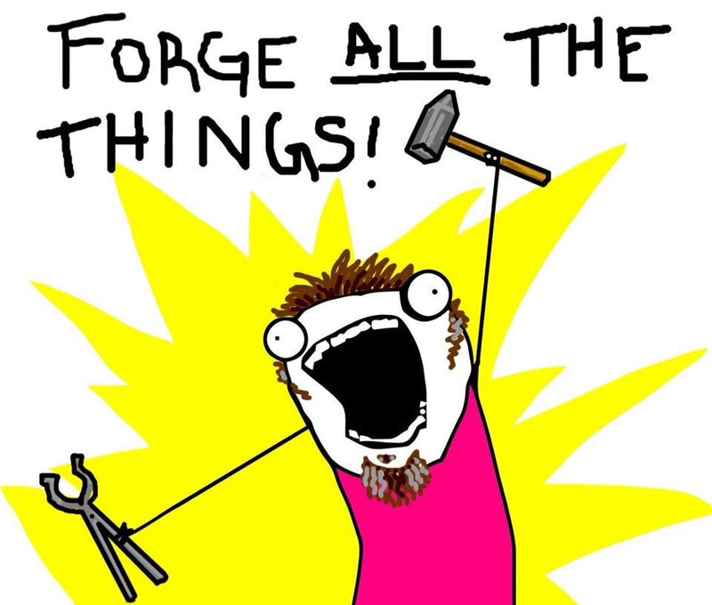 “Forge all the things” T-shirts