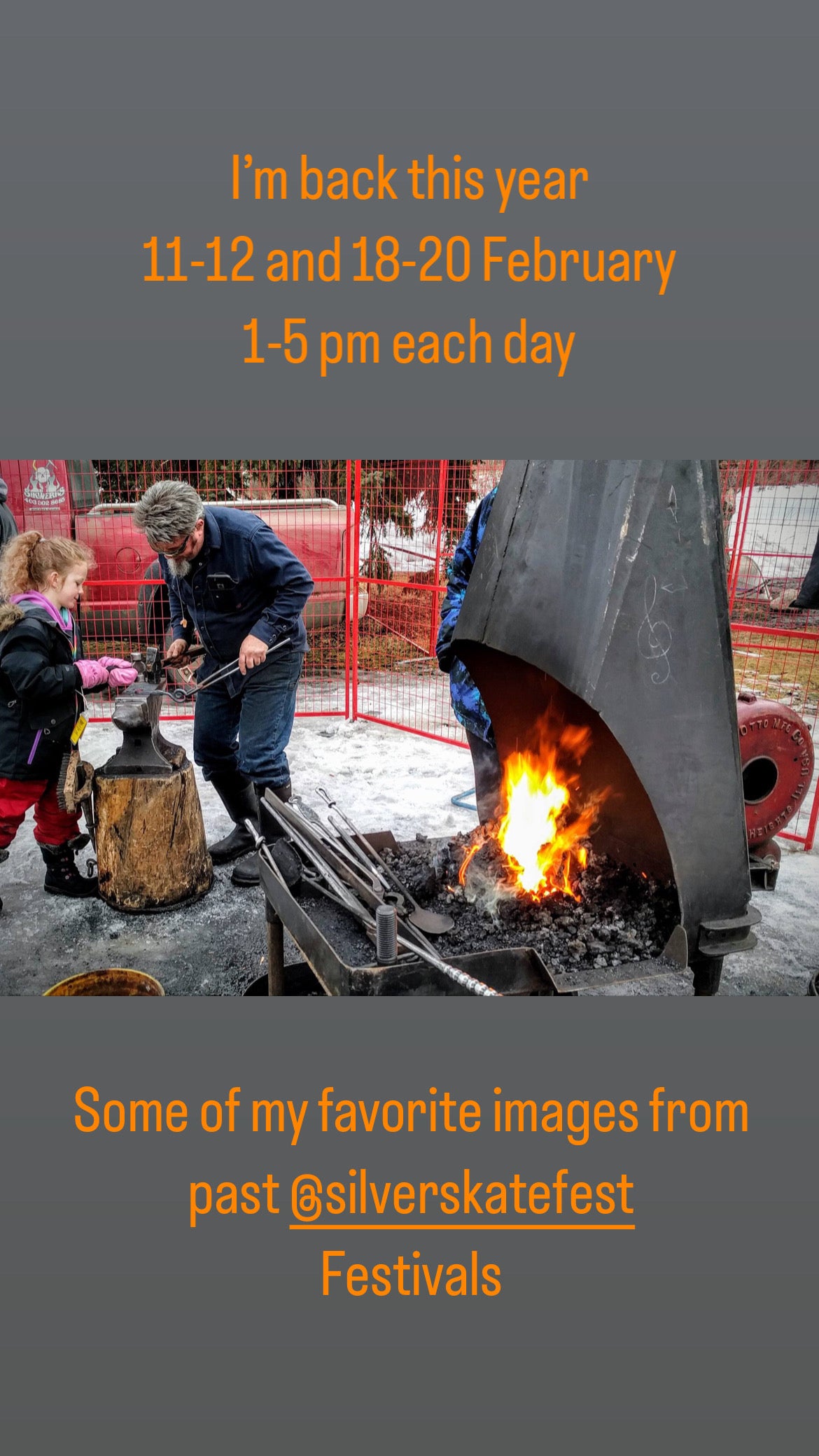 At the Silverskate festival