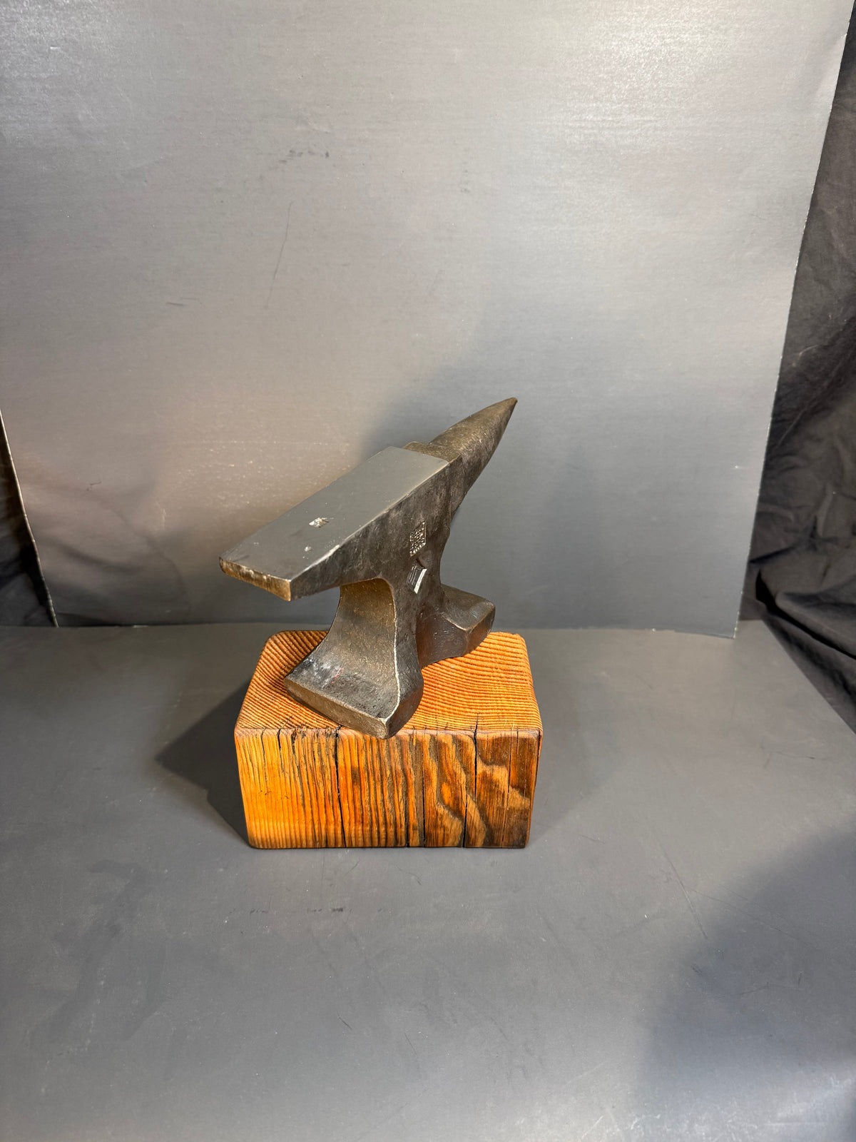 Hand forged anvil