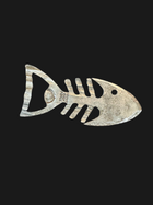 Fish bone bottle opener