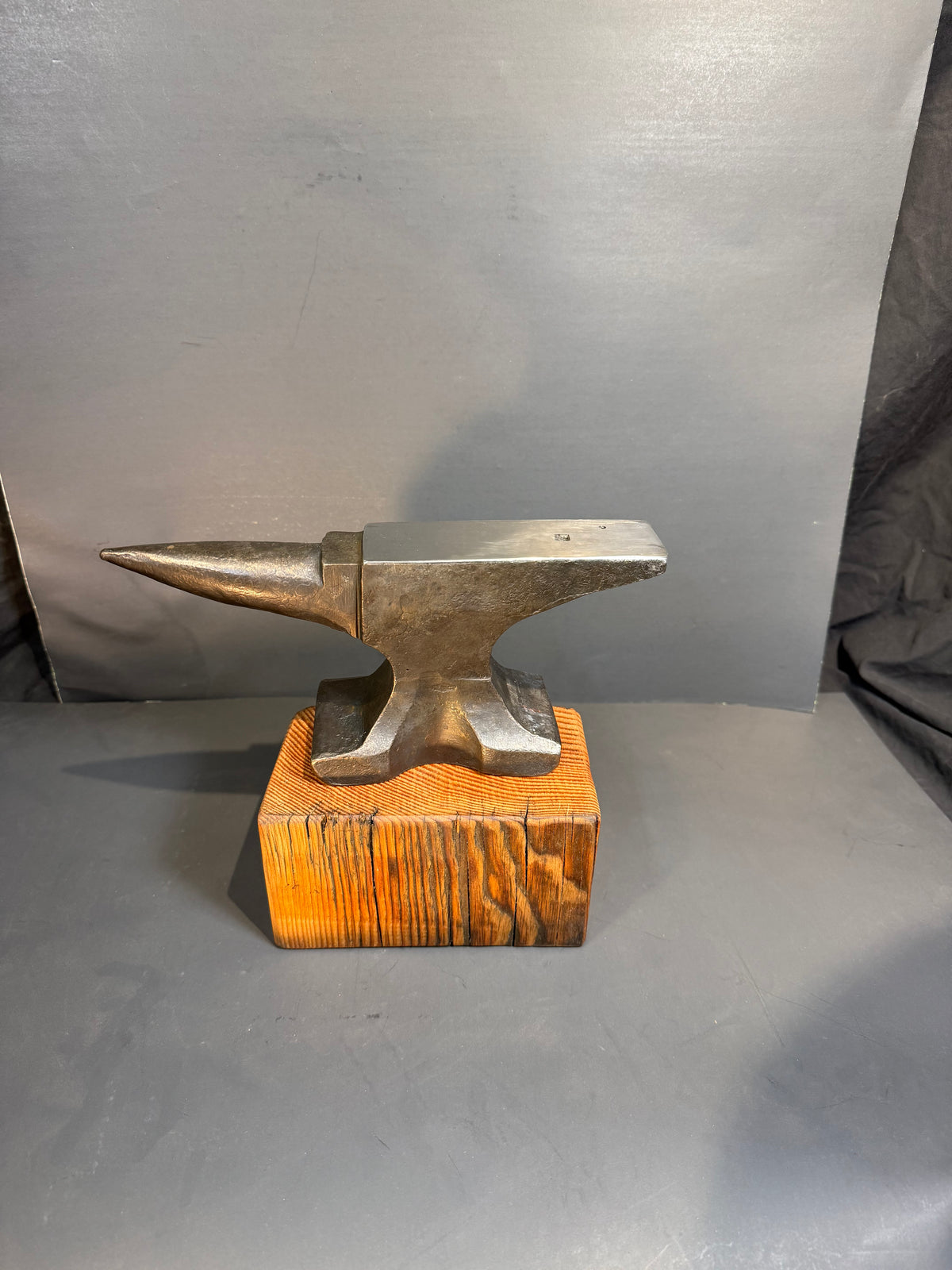 Hand forged anvil