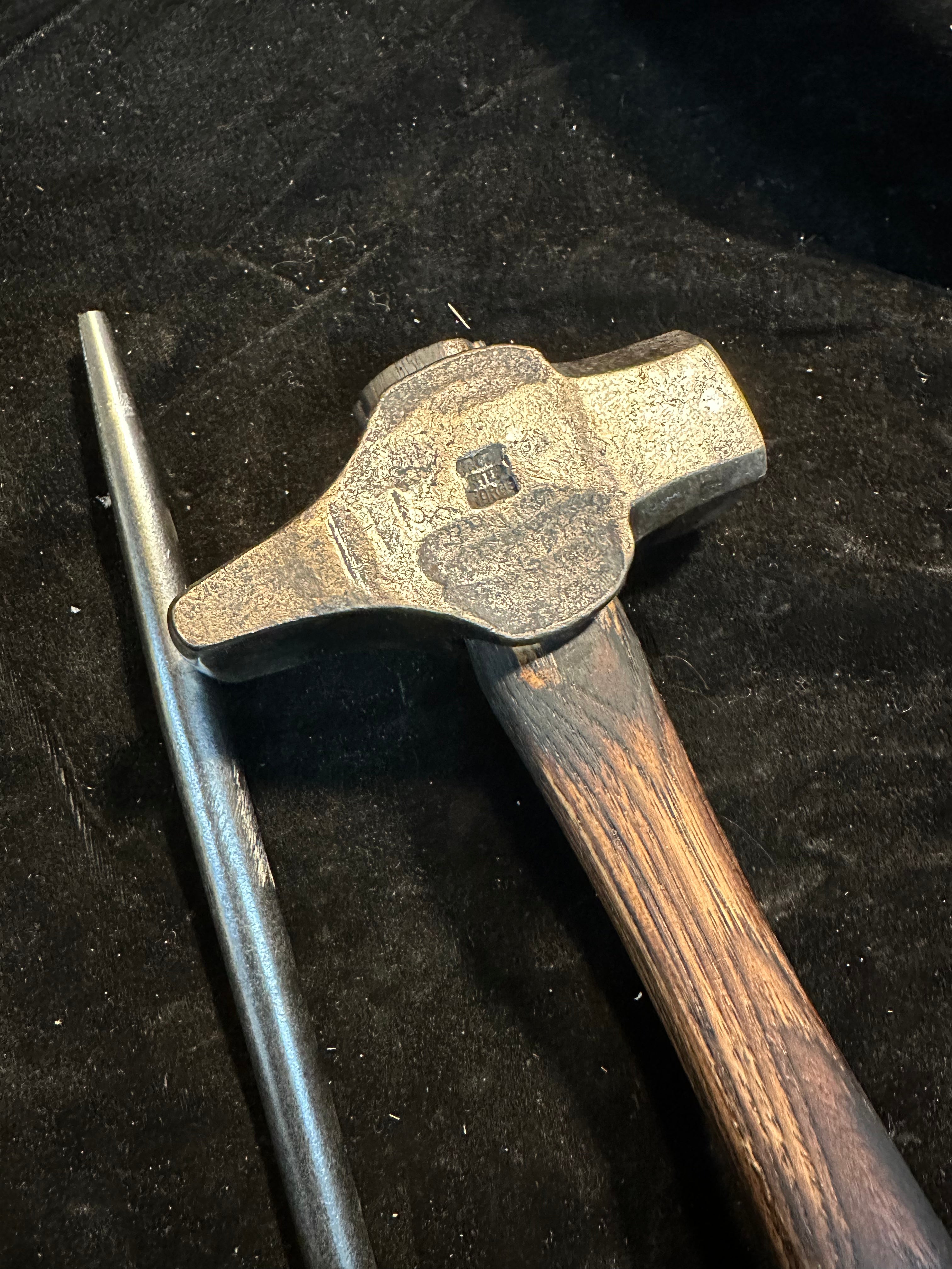 Beginners  Blacksmith Tools Package - Hammer, Tongs, Punch