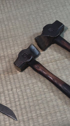 Blacksmith's angle peen hammer