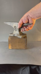 Hand forged anvil