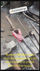 Railway spike head tongs - Heritage grade rail,rail,road,
