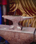 Hand forged anvil