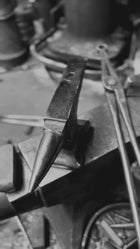 Hand forged anvil