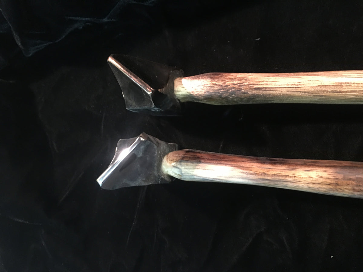 Blacksmith's angle peen hammer