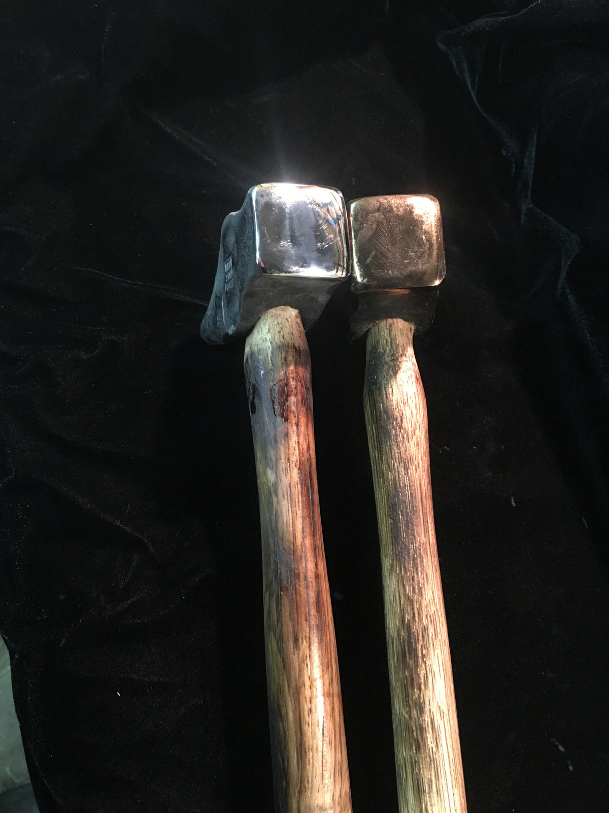 Blacksmith's angle peen hammer