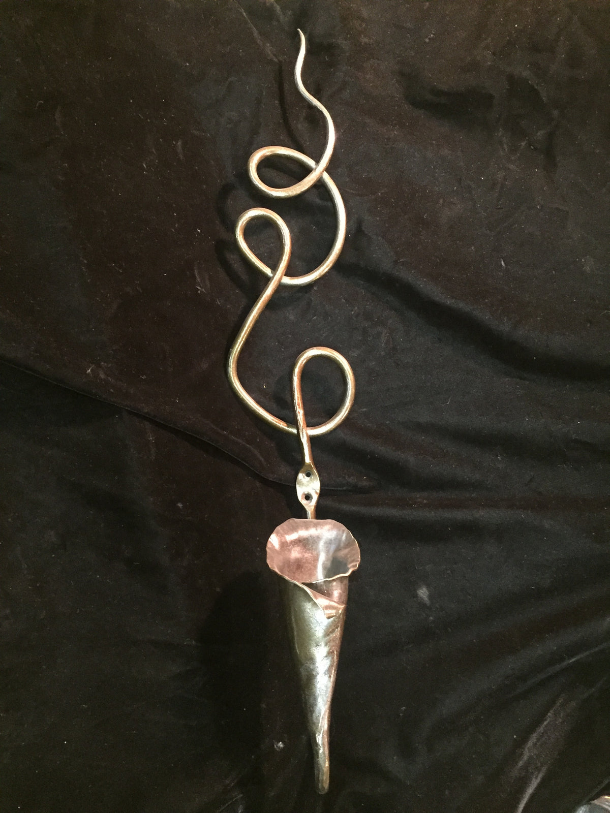 Calla Lily wall sconce candle holder