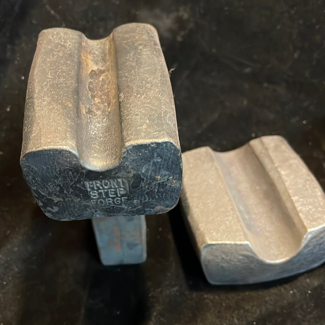Half round swage block hardy