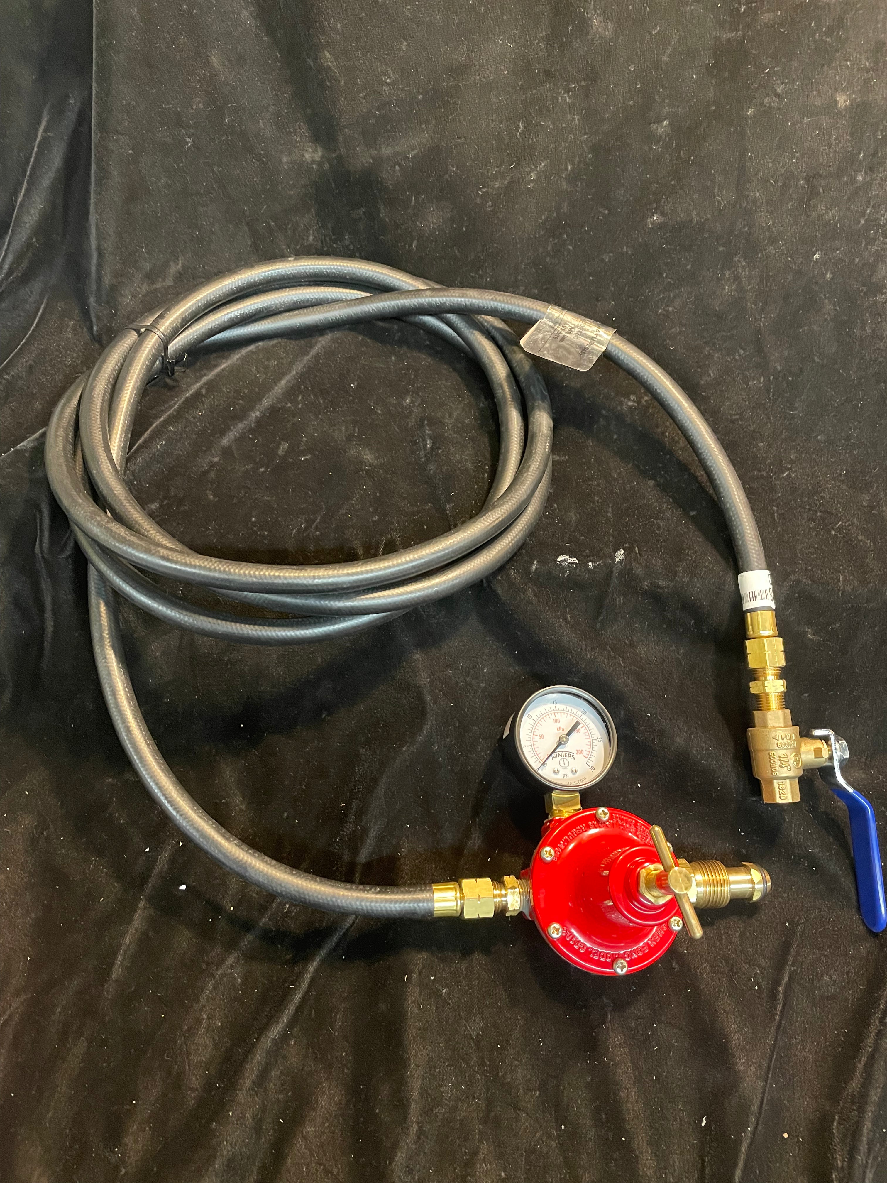 Complete Propane regulators and hose assembly
