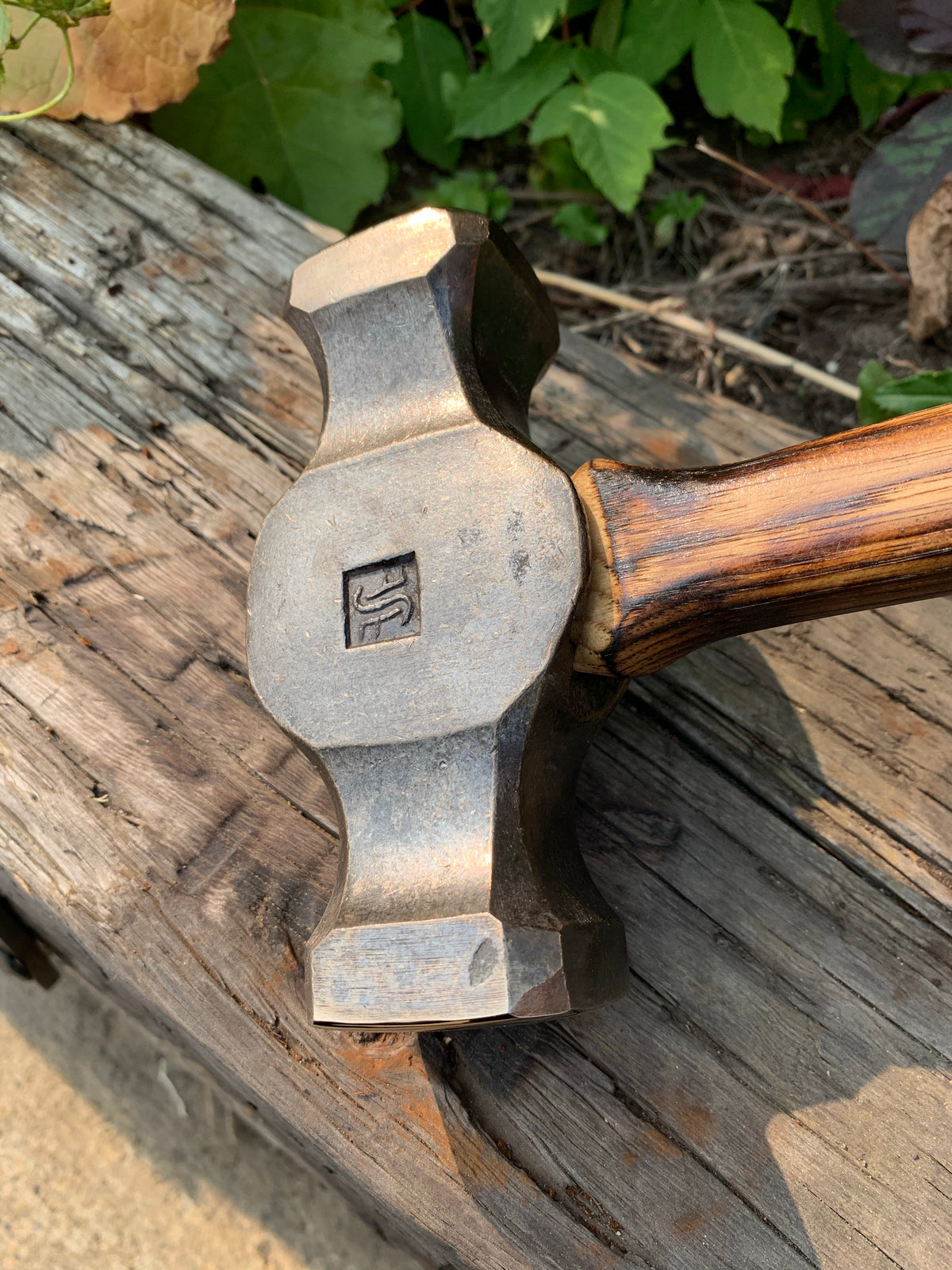 Smooth 3 pound rounding hammer made to order