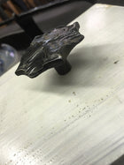 Forged cross cabinet knob