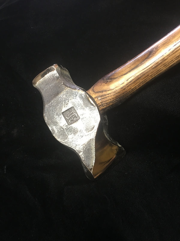 Blacksmith's angle peen hammer
