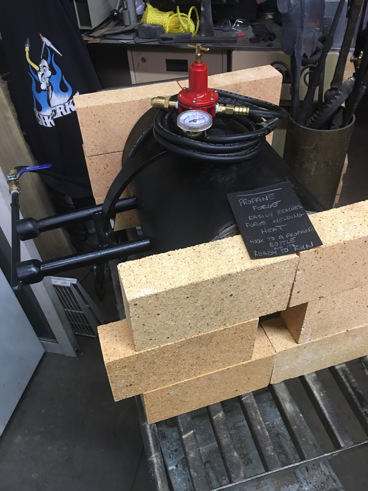 Tried and True Forge. Blacksmith Gas Forge