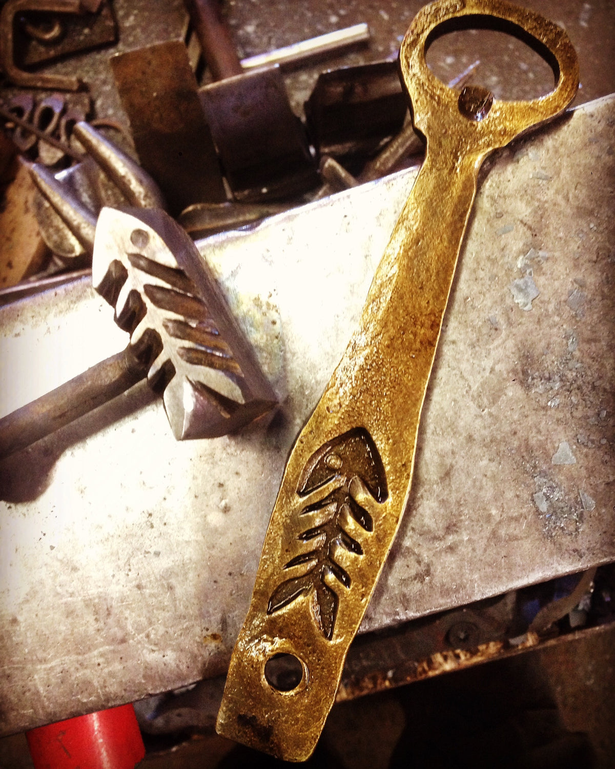 Alley Kat  fish bone bottle opener