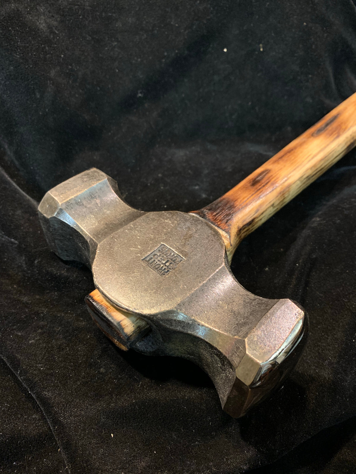 Smooth 3 pound rounding hammer made to order