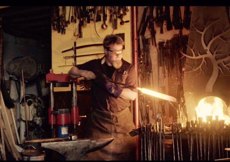 Blacksmithing Experience - Railway Spike Knife