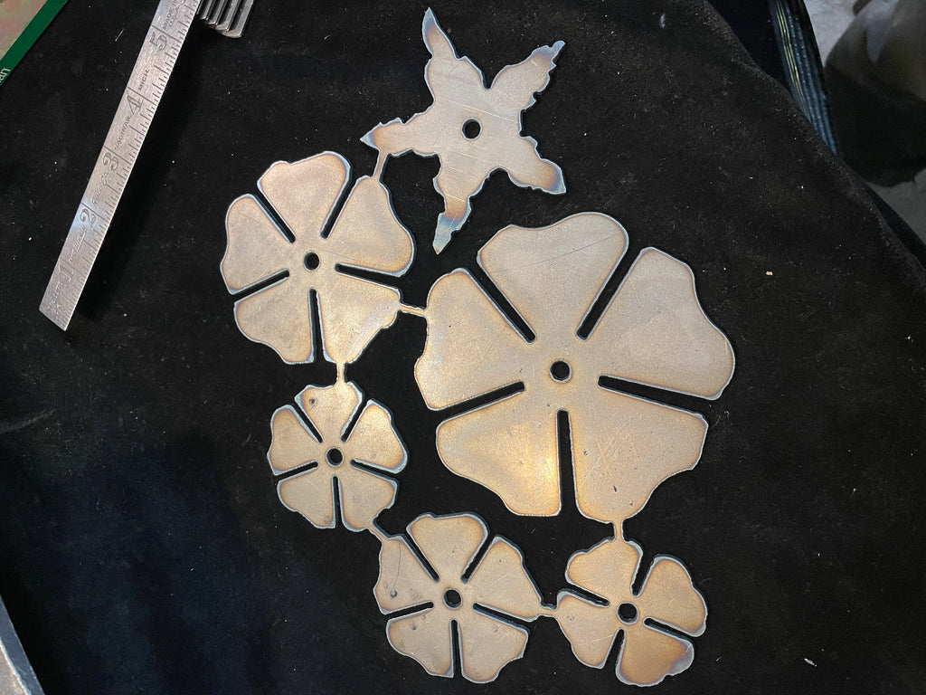 Forging Simple Rose Variegated rose blank – Front Step Forge