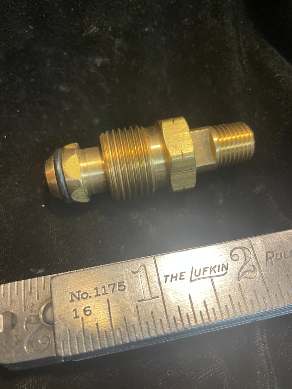 Pol nut and stem (propane tank connector)